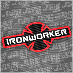 #6 IRONWORKER - HARDHAT STICKER
