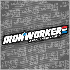 #11 IRONWORKER - HARDHAT STICKER