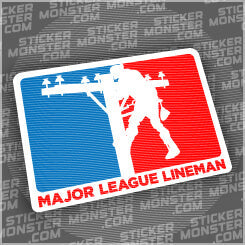 #4 LINEMAN - HARDHAT STICKER