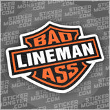 #19 LINEMAN - HARDHAT STICKER