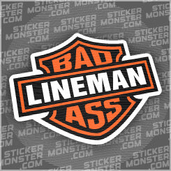 #19 LINEMAN - HARDHAT STICKER