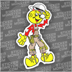 #26 LINEMAN - HARDHAT STICKER