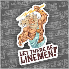 Line Man Sticker Good #35 LINEMAN - HARDHAT STICKER – STICKERMONSTER.COM