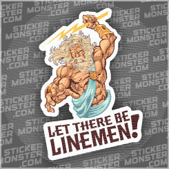 #35 LINEMAN - HARDHAT STICKER