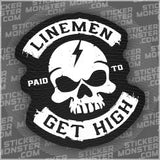 #41 LINEMAN - HARDHAT STICKER