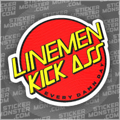 #45 LINEMAN - HARDHAT STICKER