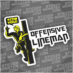 #53 LINEMAN - HARDHAT STICKER