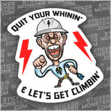 #55 LINEMAN - HARDHAT STICKER