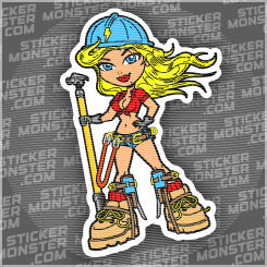 #56 LINEMAN - HARDHAT STICKER