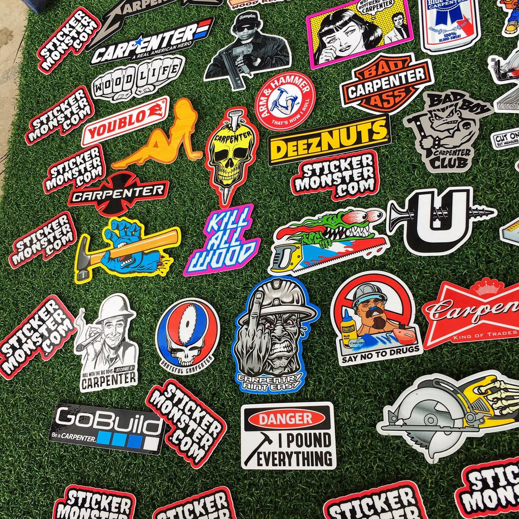 CARPENTER PACK – STICKERMONSTER.COM