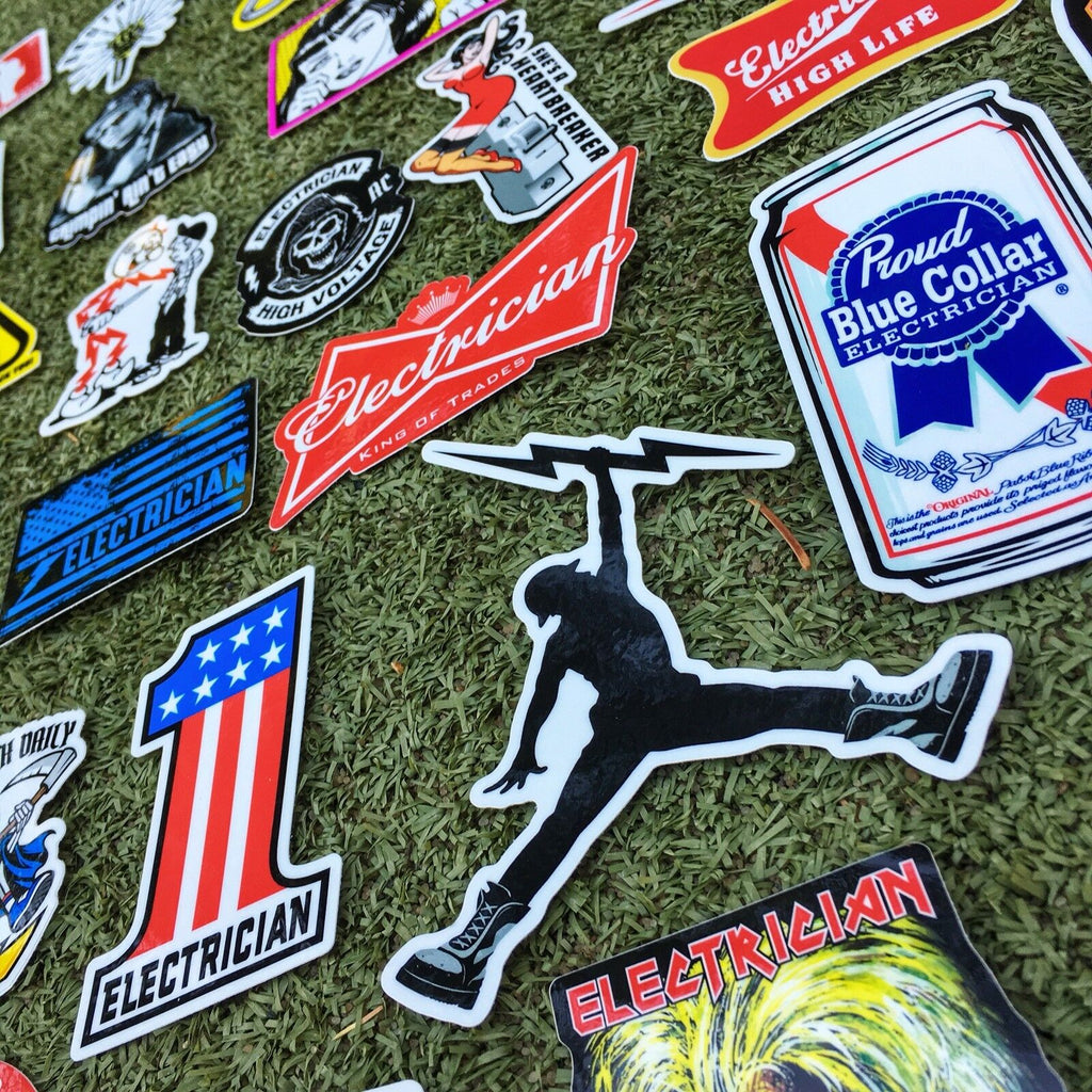 ELECTRICIAN PACK – STICKERMONSTER.COM