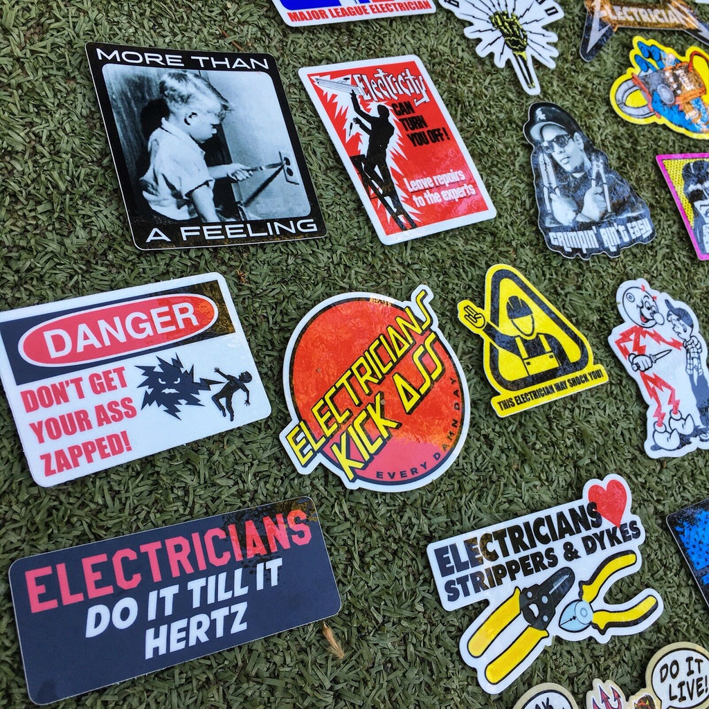 ELECTRICIAN PACK – STICKERMONSTER.COM