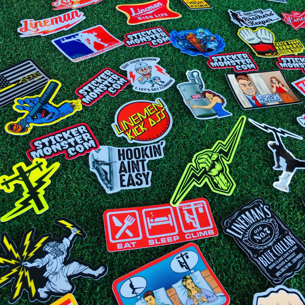 LINEMAN PACK – STICKERMONSTER.COM