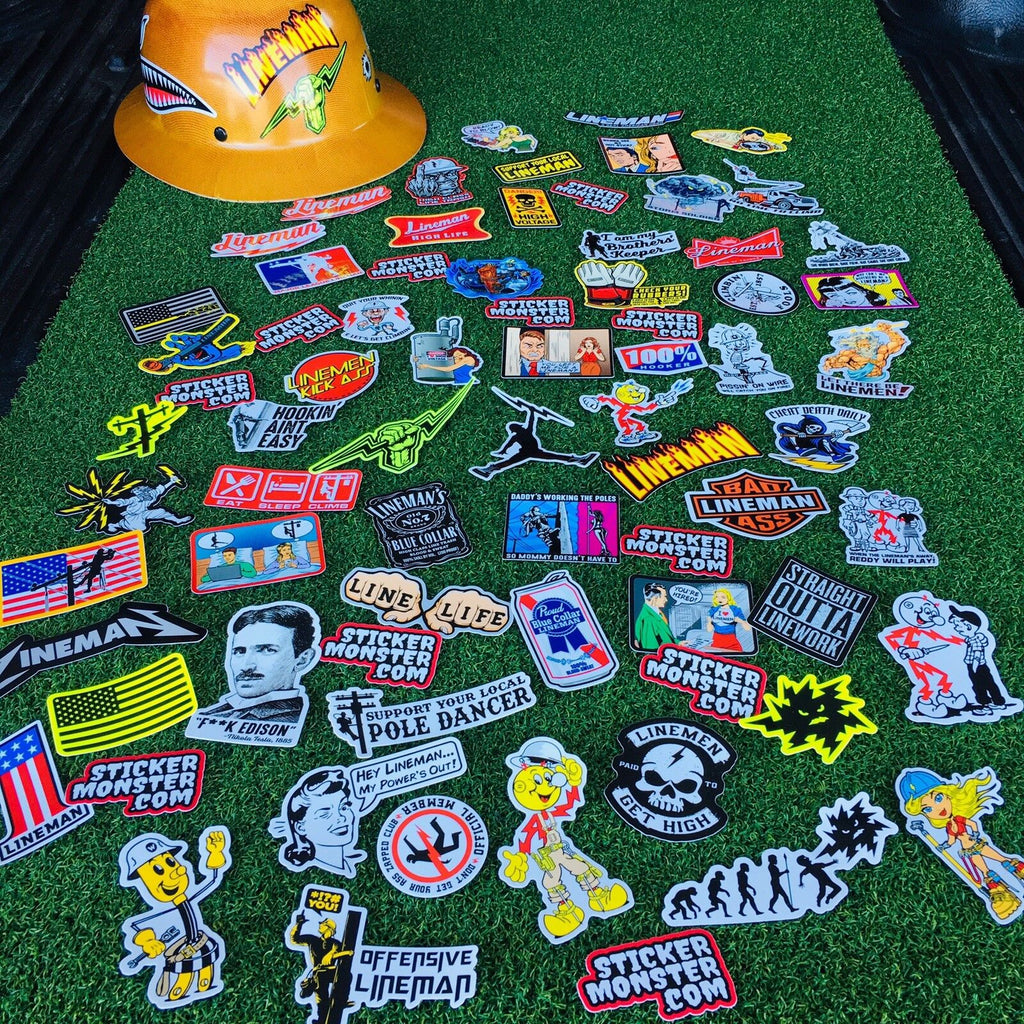LINEMAN PACK – STICKERMONSTER.COM