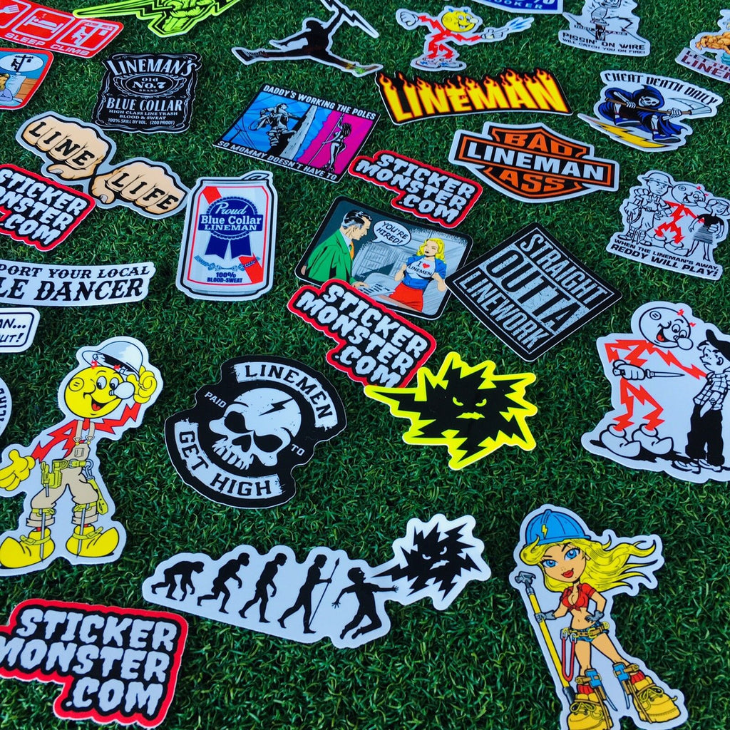 LINEMAN PACK – STICKERMONSTER.COM
