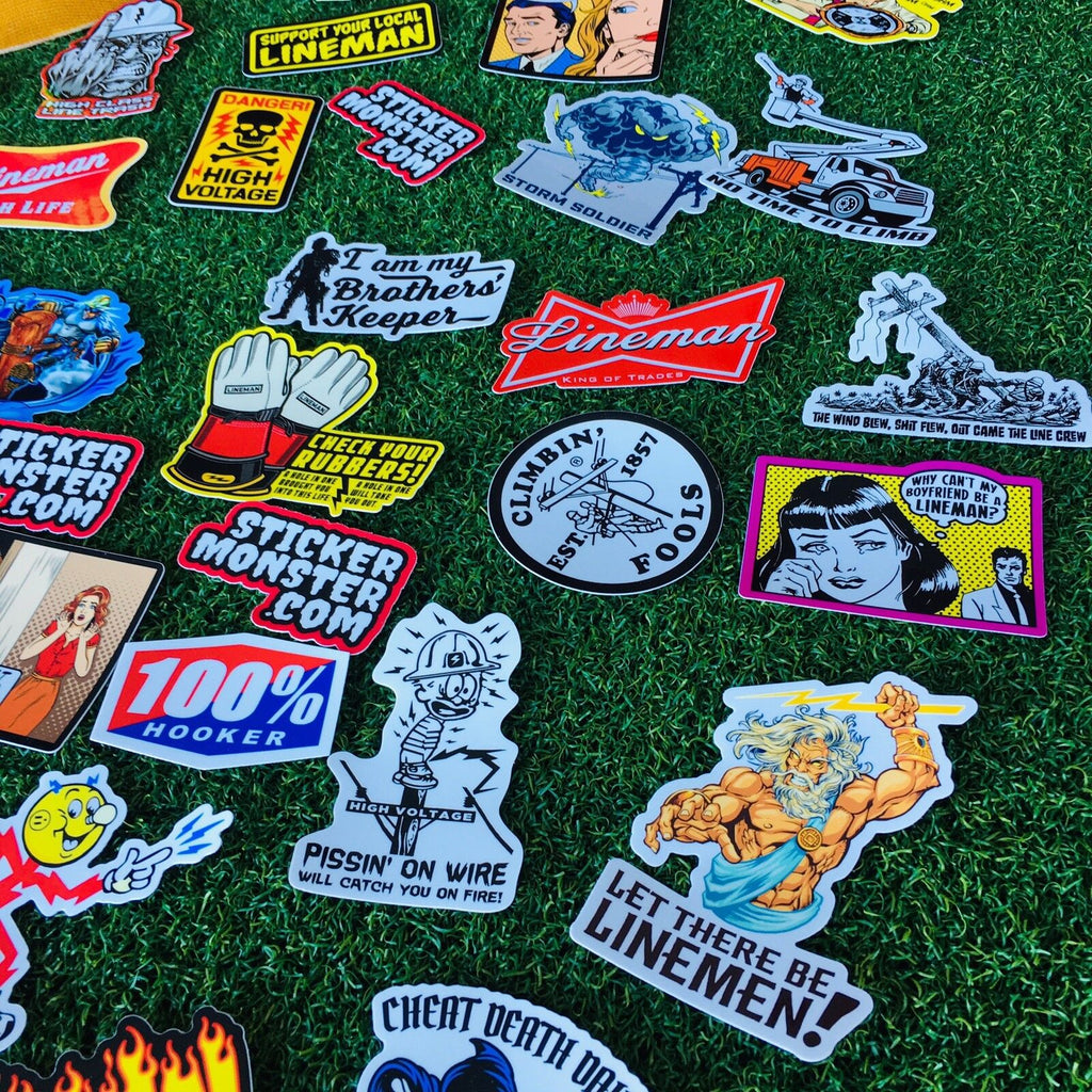 LINEMAN PACK – STICKERMONSTER.COM