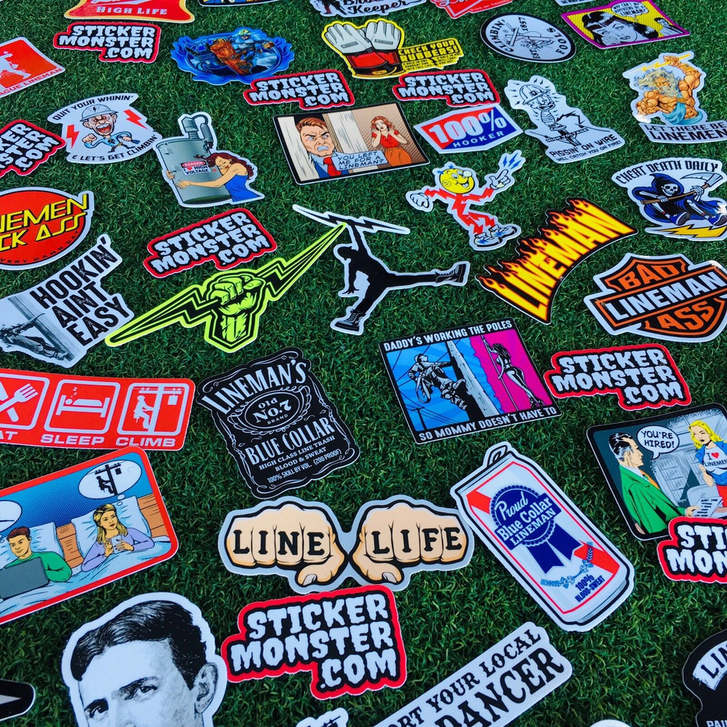 LINEMAN PACK – STICKERMONSTER.COM