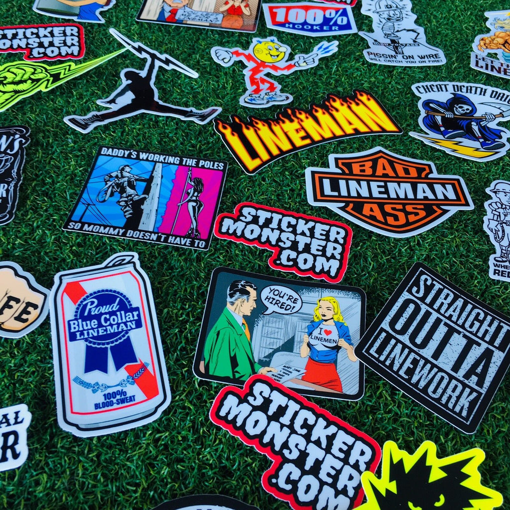 LINEMAN PACK – STICKERMONSTER.COM