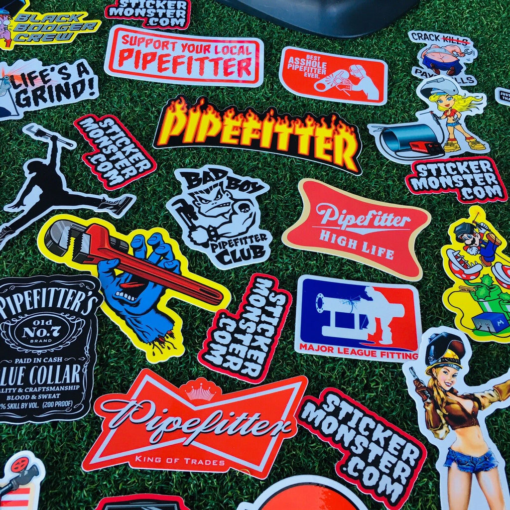 PIPEFITTER PACK – STICKERMONSTER.COM
