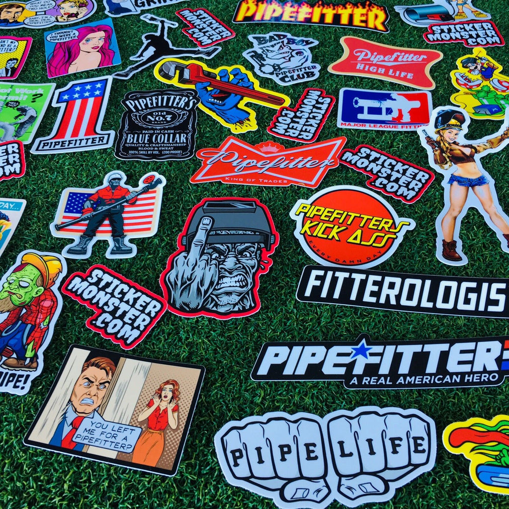 PIPEFITTER PACK – STICKERMONSTER.COM