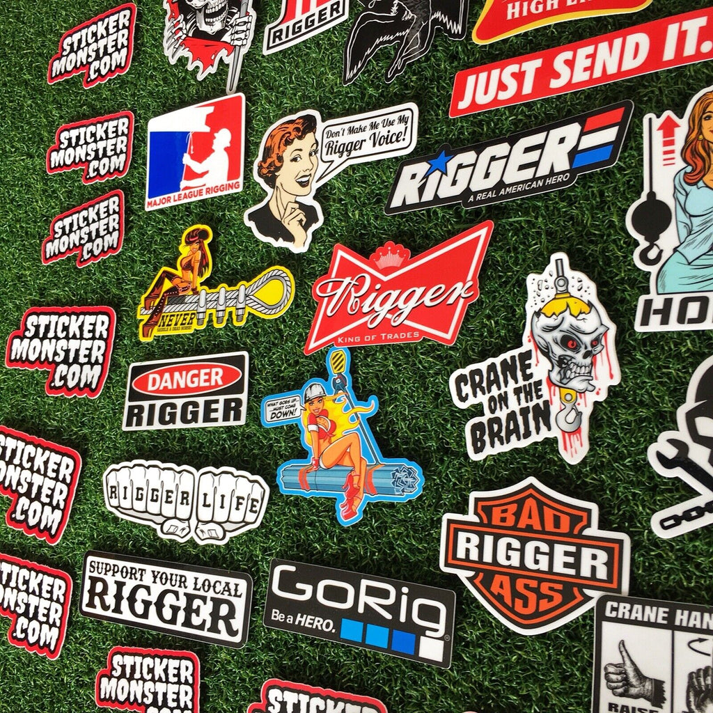 RIGGER PACK – STICKERMONSTER.COM