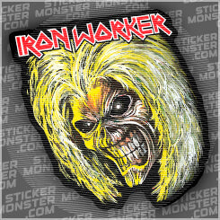 #2 IRONWORKER - HARDHAT STICKER