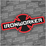 #6 IRONWORKER - HARDHAT STICKER