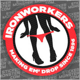 #22 IRONWORKER - HARDHAT STICKER