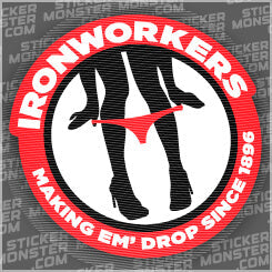 #22 IRONWORKER - HARDHAT STICKER