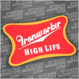 #23 IRONWORKER - HARDHAT STICKER