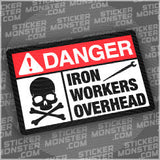 #33 IRONWORKER - HARDHAT STICKER