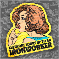 #35 IRONWORKER - HARDHAT STICKER