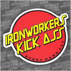 #41 IRONWORKER - HARDHAT STICKER