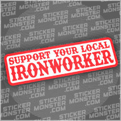 #47 IRONWORKER - HARDHAT STICKER